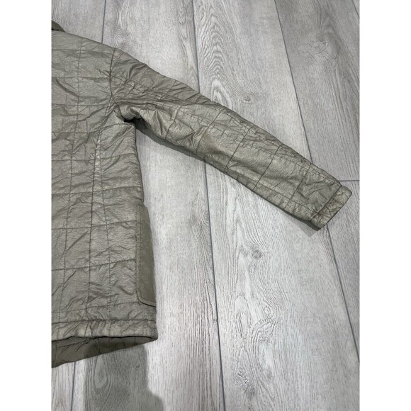 Closed Reversible Jacket Quilted Long Sleeve | Metallic Green |‎ Size Small - Picture 10 of 16